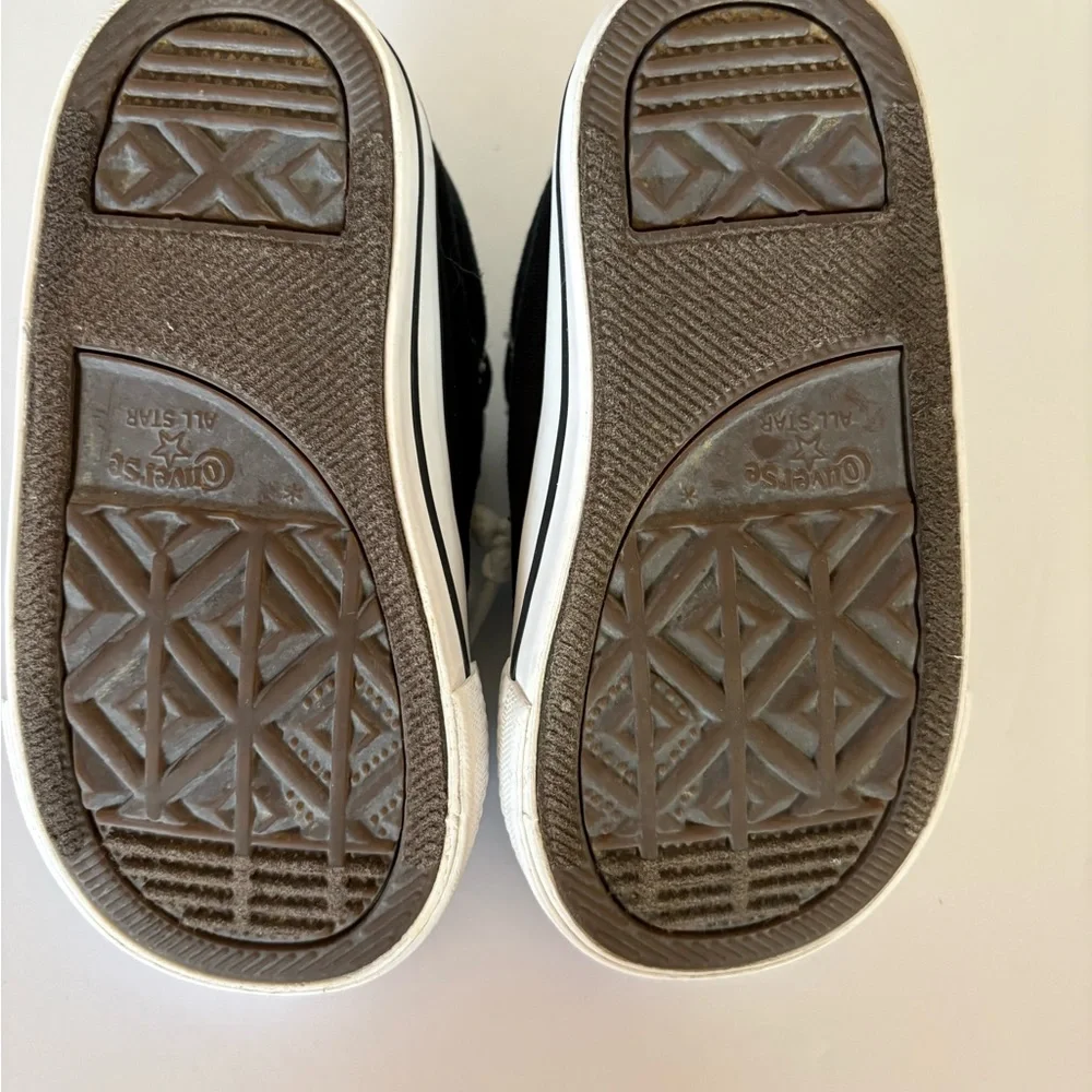 Converse Kids' Black and White Sneakers